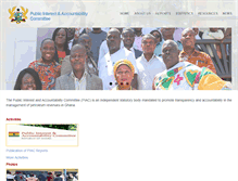 Tablet Screenshot of piacghana.org